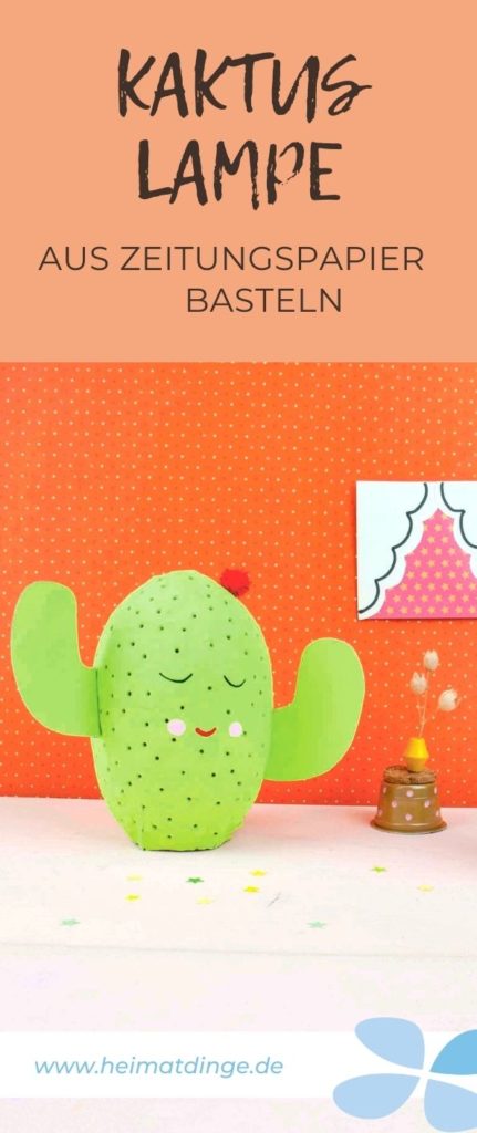 Sommer DIY: kuschelige Kaktus Lampe basteln 12 kaktus-nachtlampe-basteln-pin