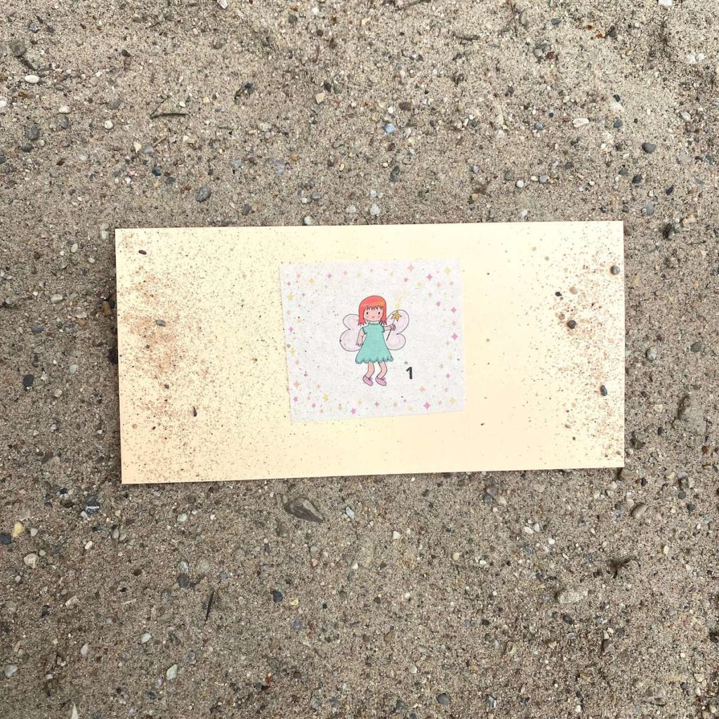 Feengeburtstag: Spannende Feen-Schatzsuche mit Geschichte (4-5 Jahre) 4 feen-schatzsuche-aufgabe-umschlag-vorlage