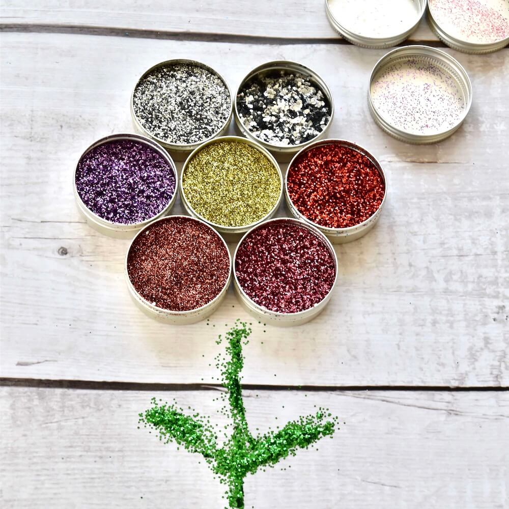 Einfache Einladung für den Kindergeburtstag basteln 6 einladung-kindergeburtstag-basteln-einfach-glitzer-diy-heimatdinge