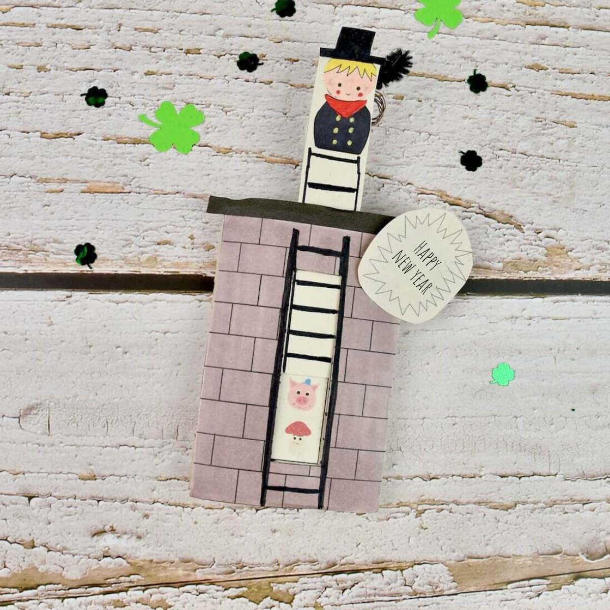 schornsteinfeger karte basteln