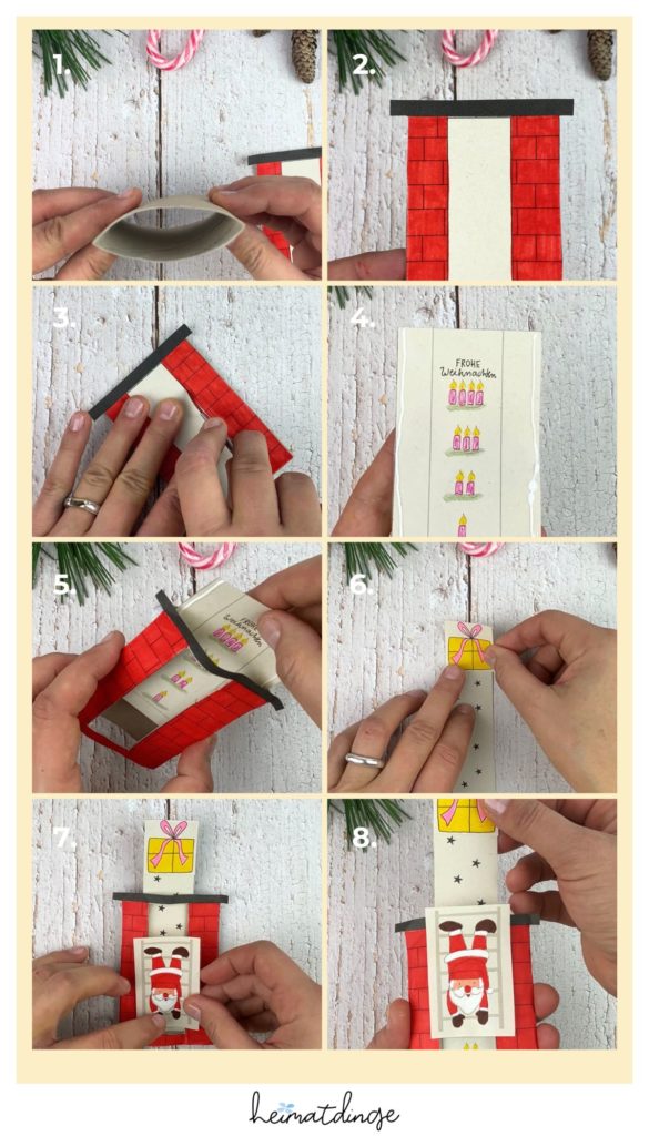 basteln-weihnachten-klorpapierrolle-karte-adventskalender-upcycling-diy