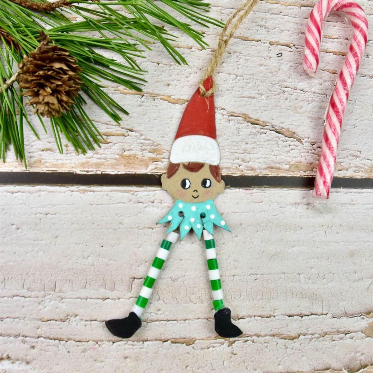 DIY Weihnachtsanhänger mit Wackelbeinen / PDF-Vorlage 5 DIY Weihnachtsanhänger mit Wackelbeinen / PDF-Vorlage – Bild 5