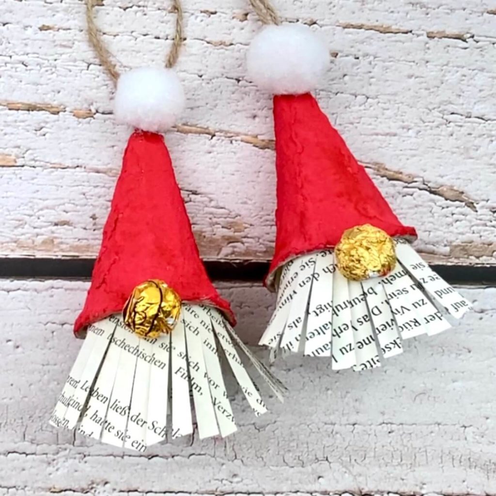 weihnachten-mit-eierkarton-basteln-wichtel-weihnachtsmann-mit-kindern-basteln-upcycling-diy