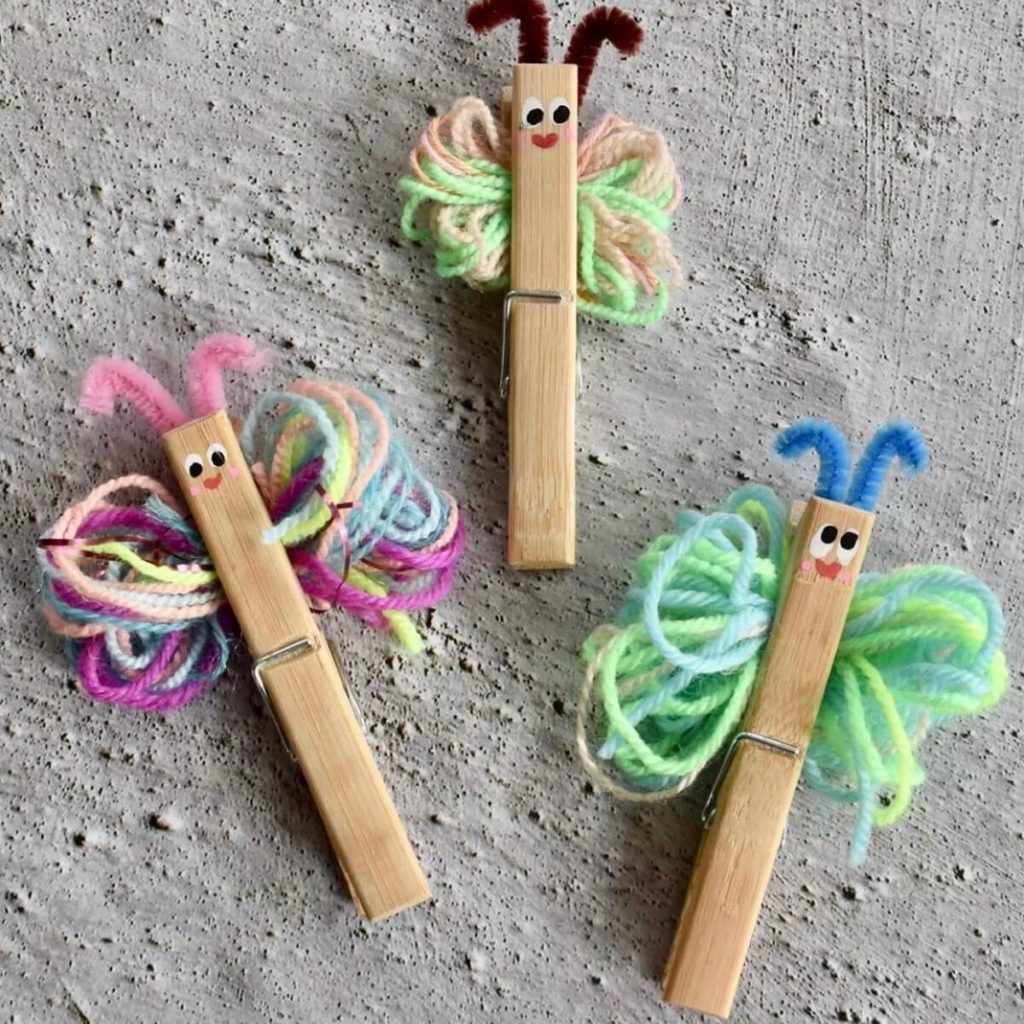 schmetterling-aus-waescheklammer-basteln-fruehling-basteln-kinder