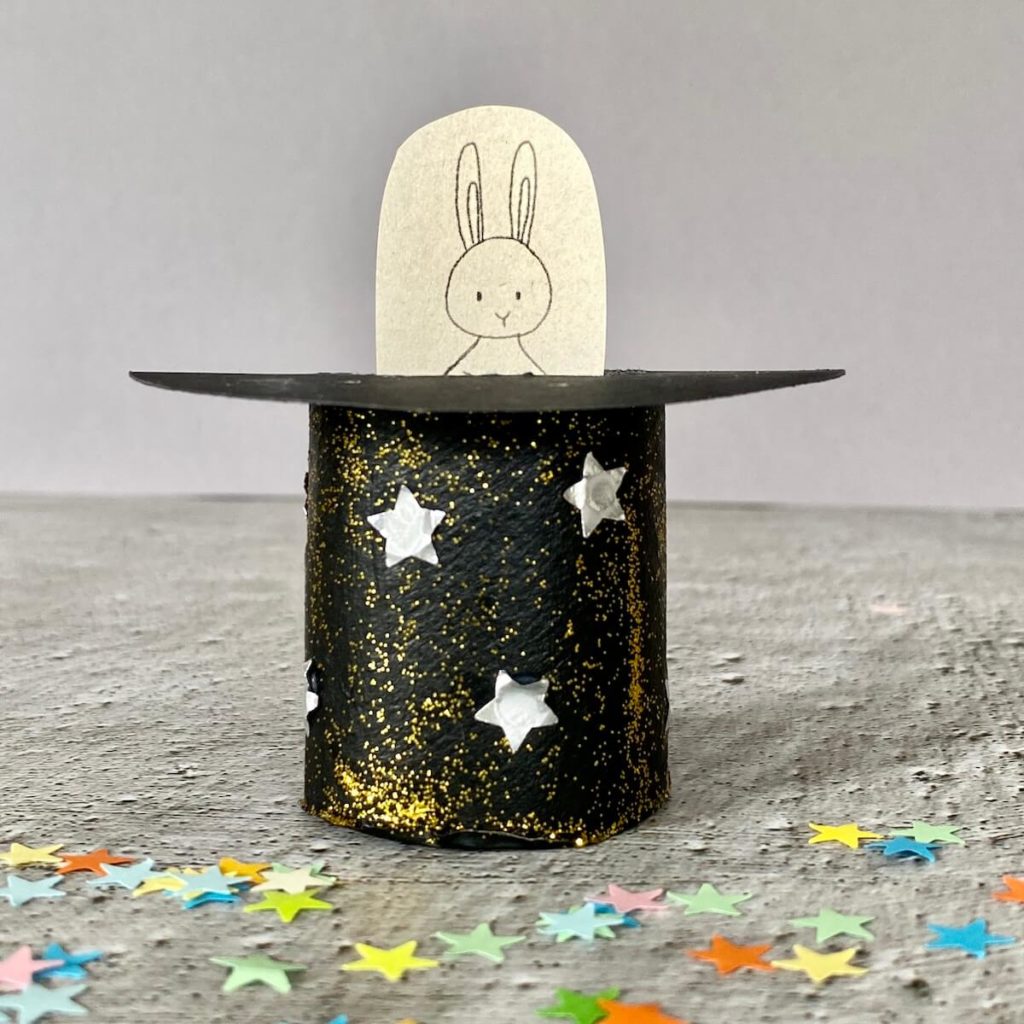zauberhut-selber-basteln-zaubertrick-hase-aus-hut-zaubern-vorlage