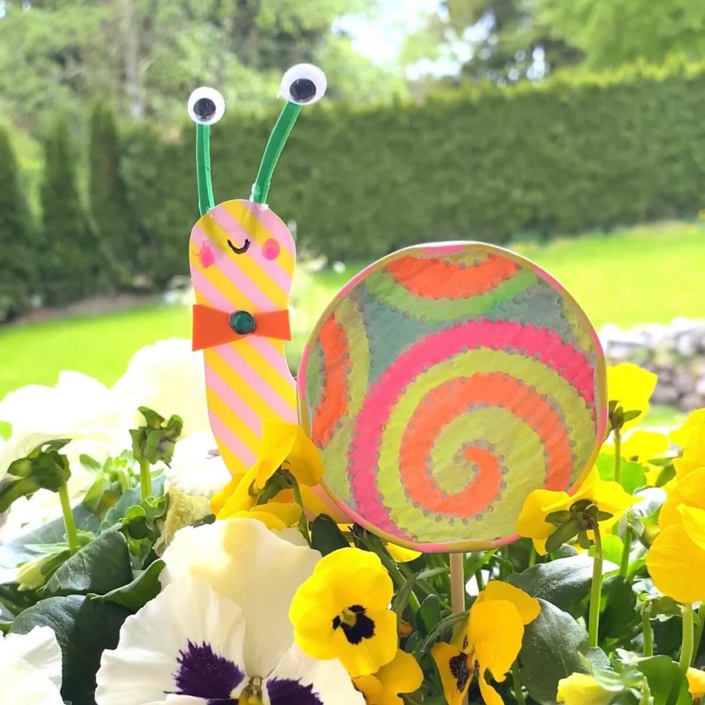 Schnecke basteln 9 schnecke-basteln-kinder