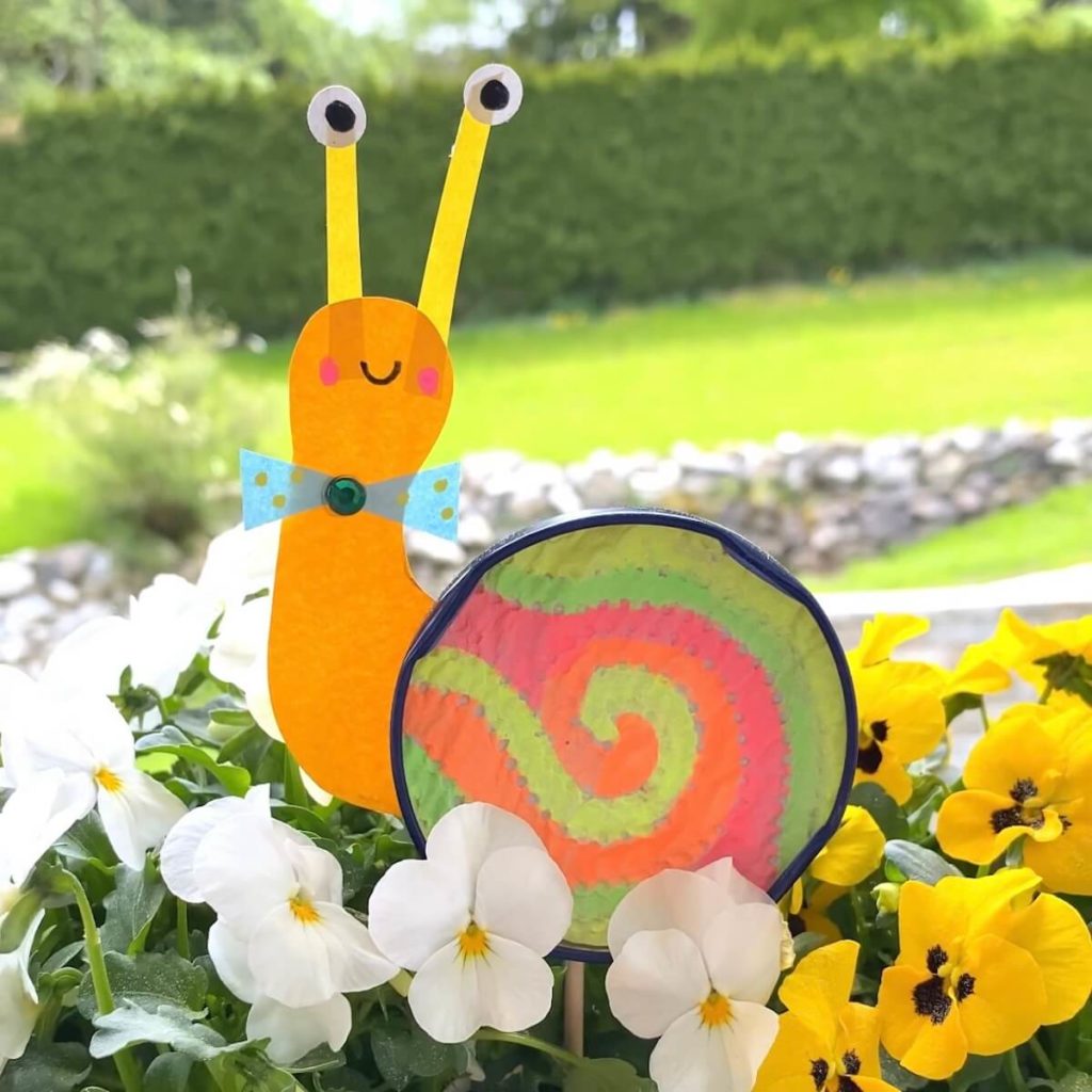 Schnecke basteln 4 schnecke-basteln-kinder-upycling-basteln-mit-kindern-recycling