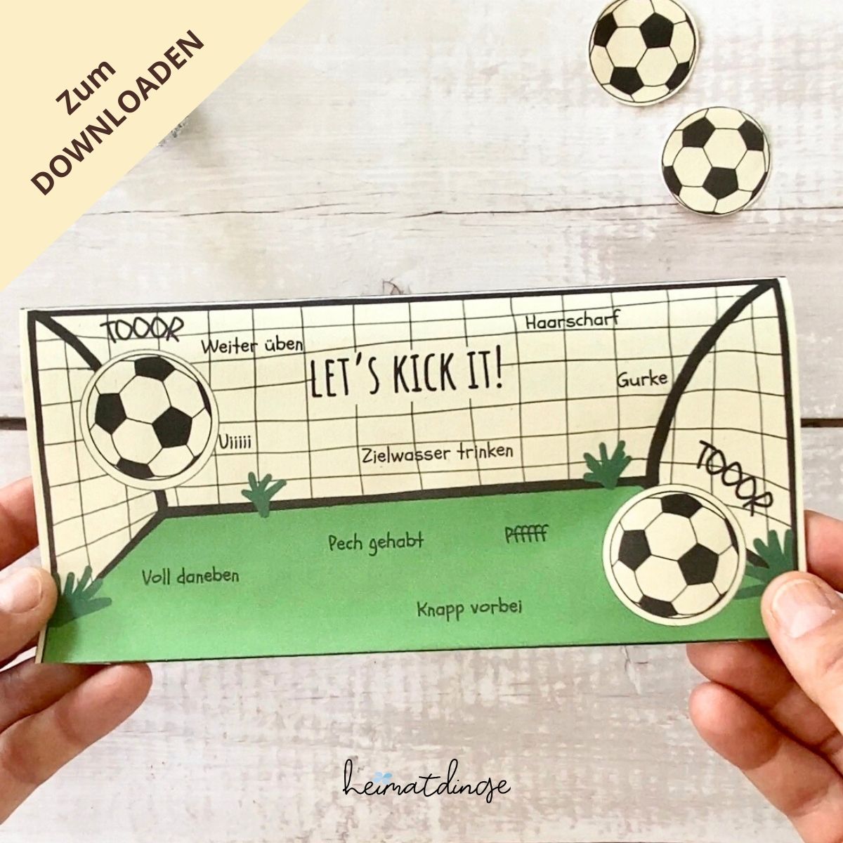 DIY Fußball Einladung/ PDF-Vorlage 1 fußball-einladung-kindergeburtstag-selber-basteln-kraftpapier