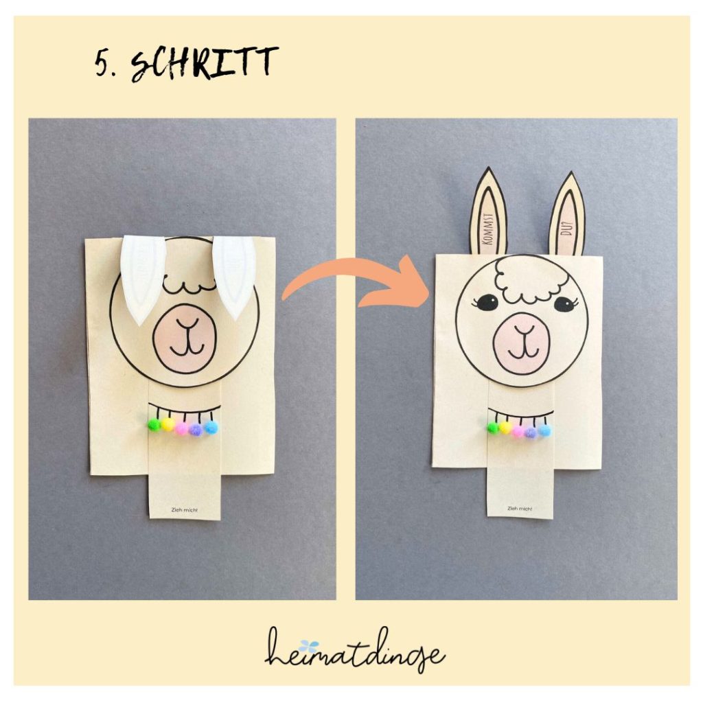 Lama Einladung für deinen Kindergeburtstag selber basteln 8 lama-einladung-diy-vorlage