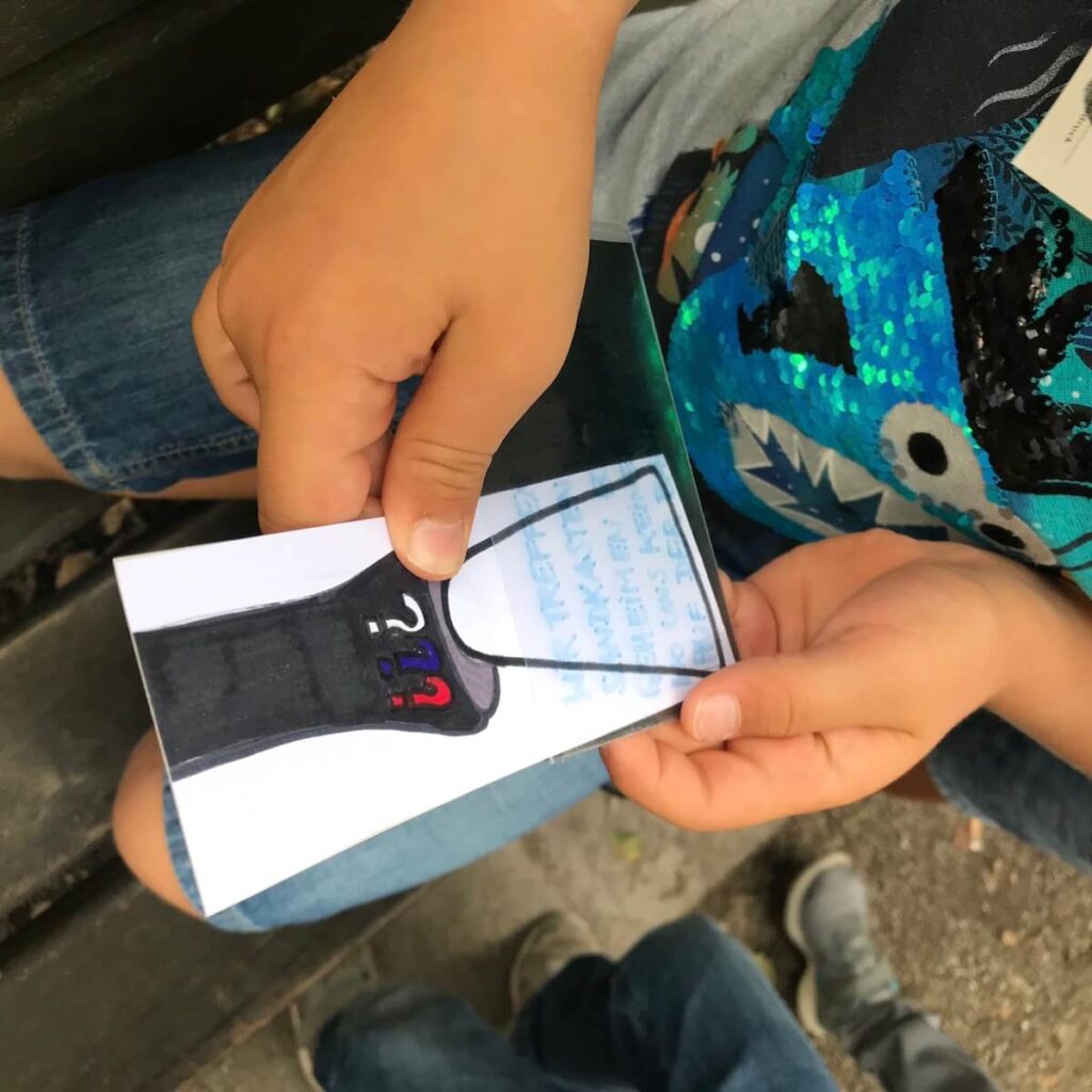 Schatzsuche zum Kindergeburtstag: hilfreiche Tipps & Vorlagen 12 schatzsuche-zum-kindergeburtstag-drei fragezeichen-raetsel