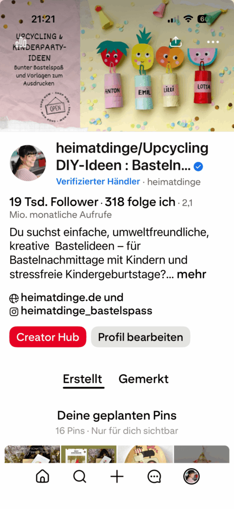 Pinterest Screenshot